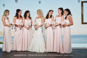 bridesmaids island private house wedding