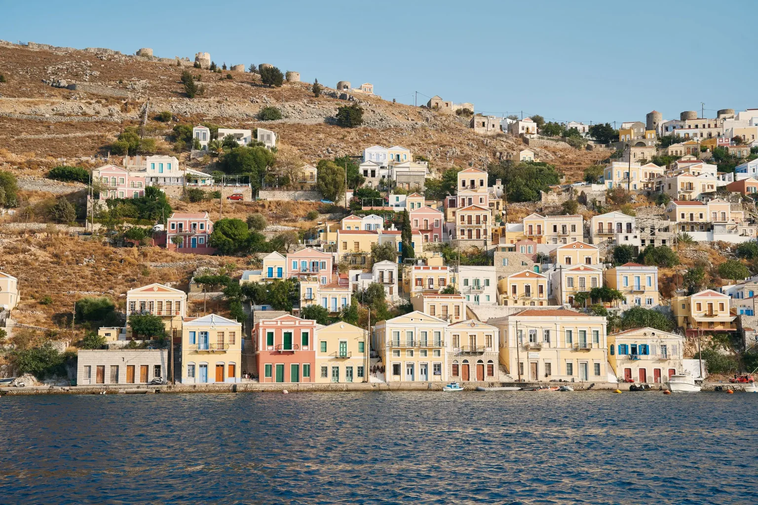 symi harbor view photo