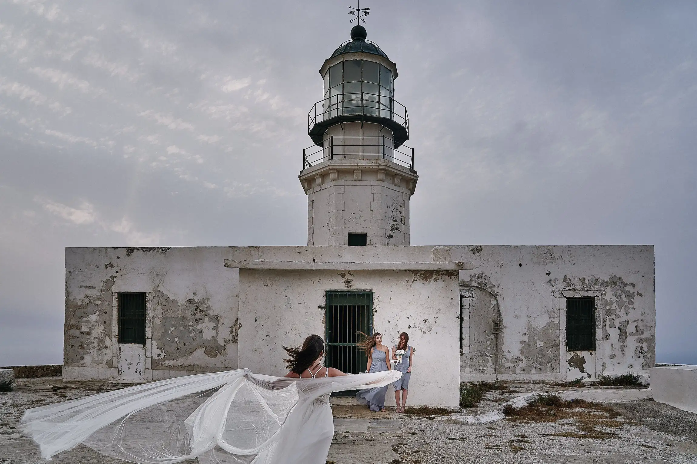 bachelorette photos lighthouse mykonos