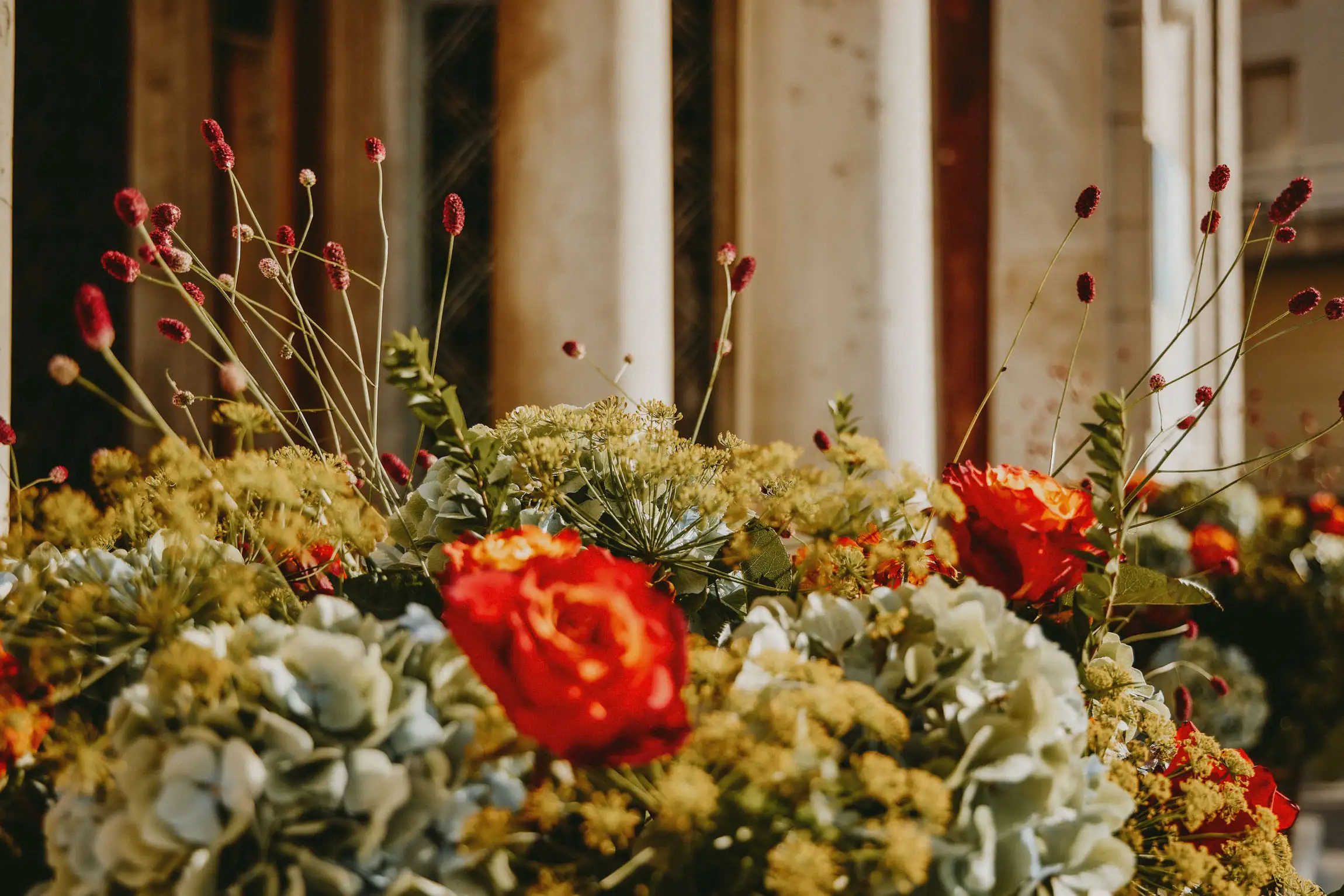 Christening decoration photography