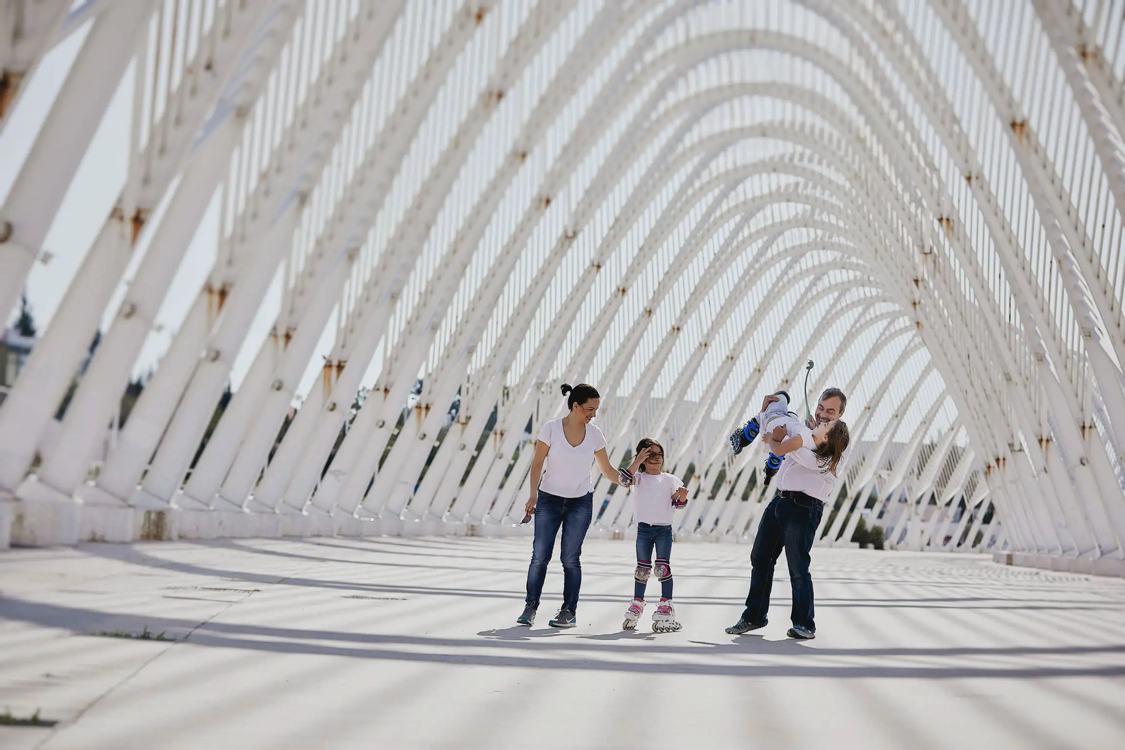 Urban family photography Greece