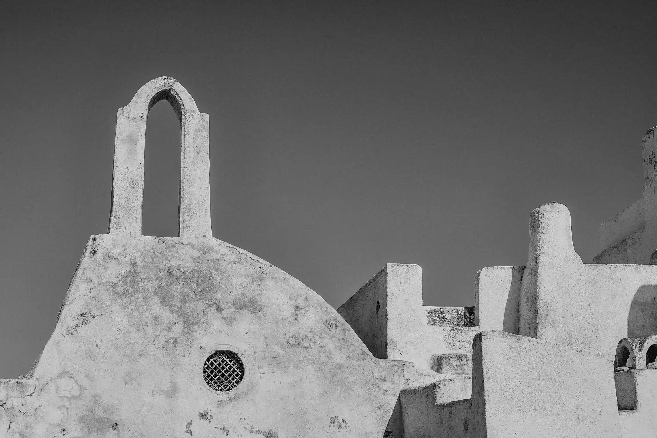 santorini Pirgos village church